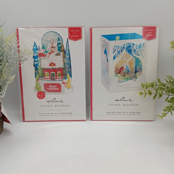 Carte De Noël Pop-up American Greetings – Renne Paillettes – Carte De Luxe